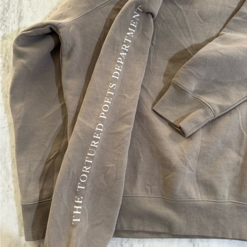 Taylor Swift TTPD Size Large Album Sweatshirt - Picture 2 of 6